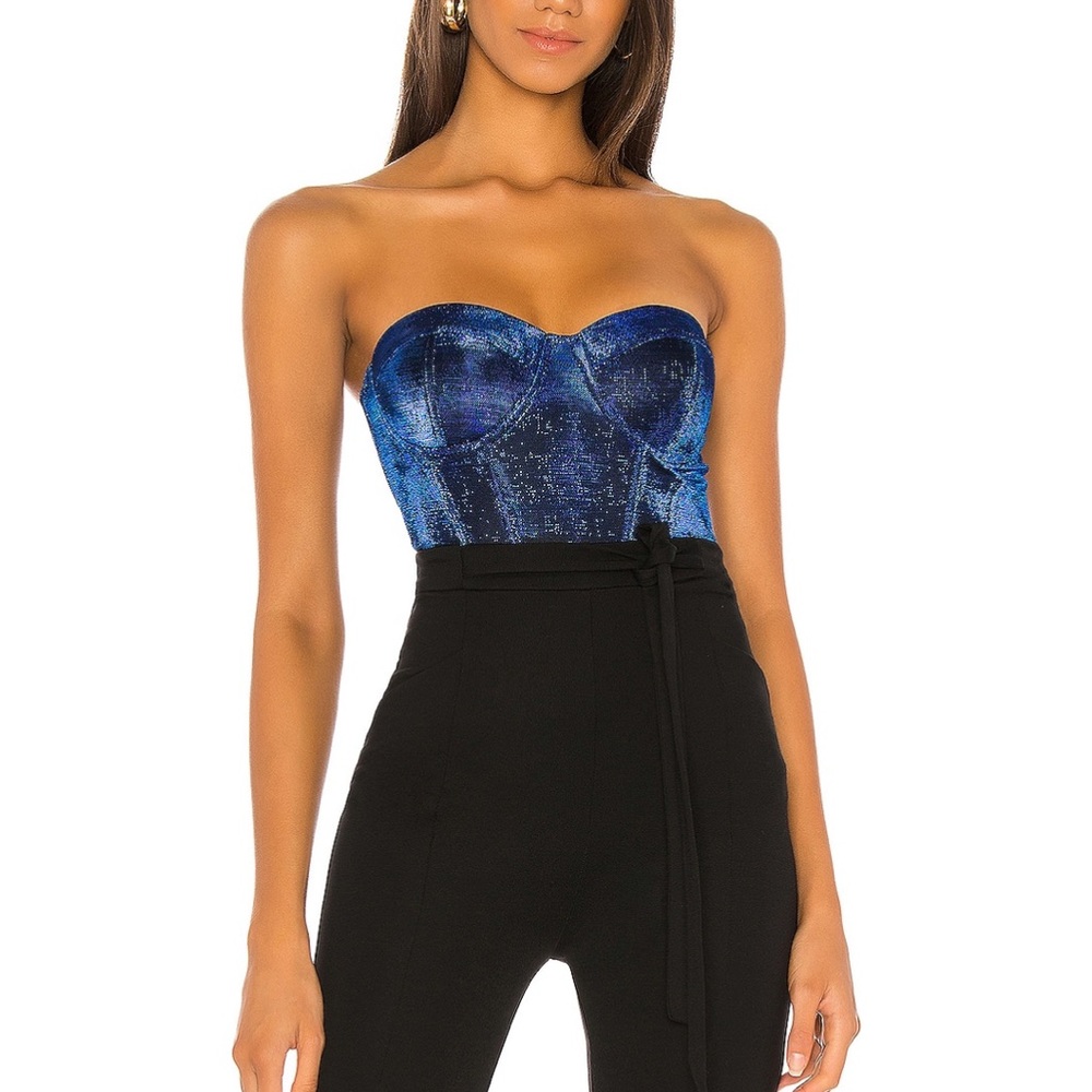 Like New SUPERDOWN Corset Bodysuit size: Large